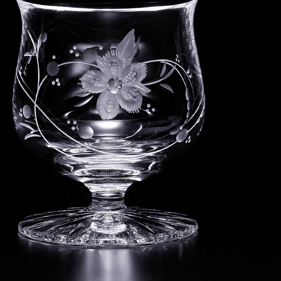 マイセンクリスタル 酒盃 「ナデシコ」 CHA/GLA/13-4