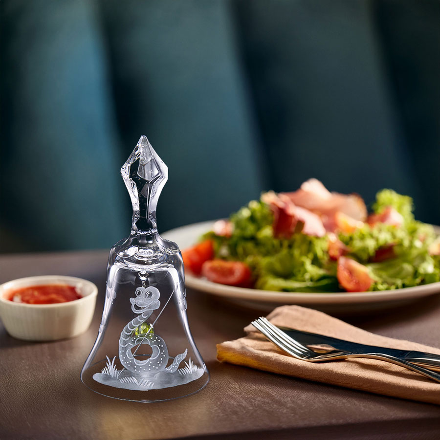 マイセンクリスタル 干支ディナーベル 「巳（ヘビ）」 SNA/17037/13