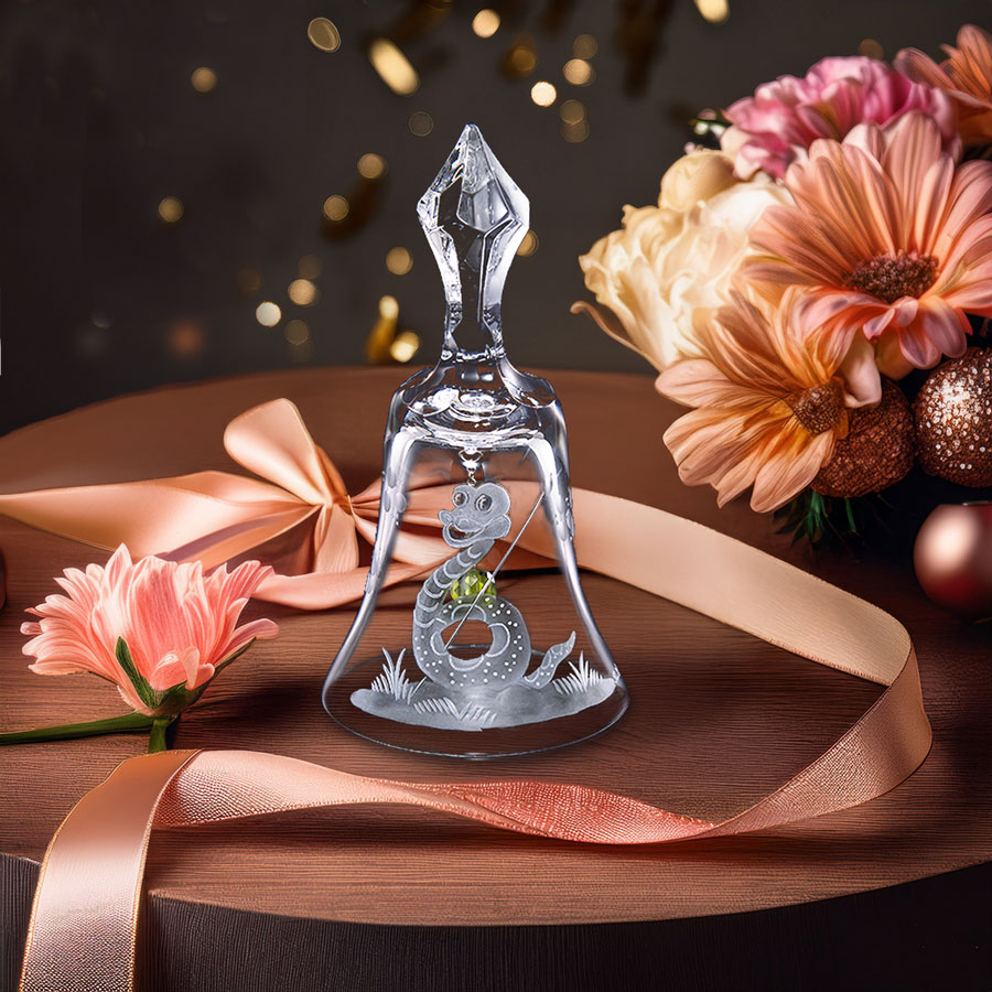 マイセンクリスタル 干支ディナーベル 「巳（ヘビ）」 SNA/17037/13