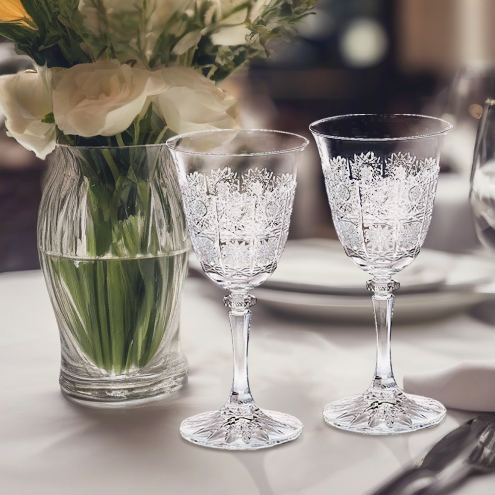 エルベクリスタル ボヘミアンクラシック ペアワイングラス 1SC33/57001/250/2P