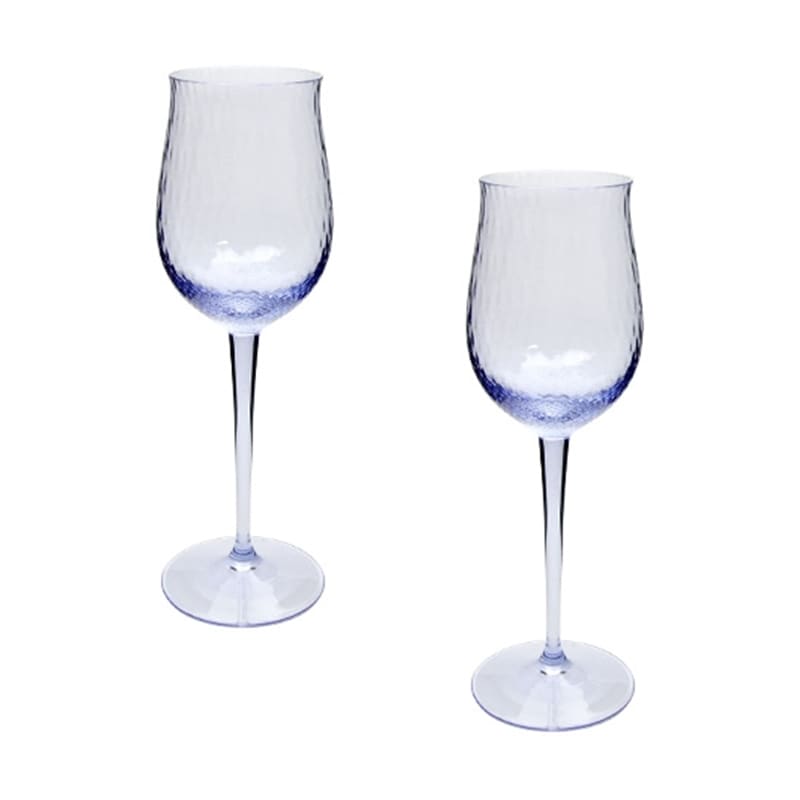 マイセン 波の戯れ ペア 白ワイングラス バイオレット 29162/AL/2P