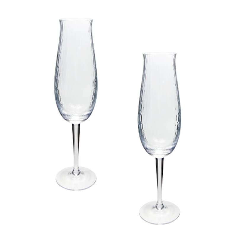 マイセン　波の戯れ　ペアシャンパングラス　クリア　29171/KR/2P