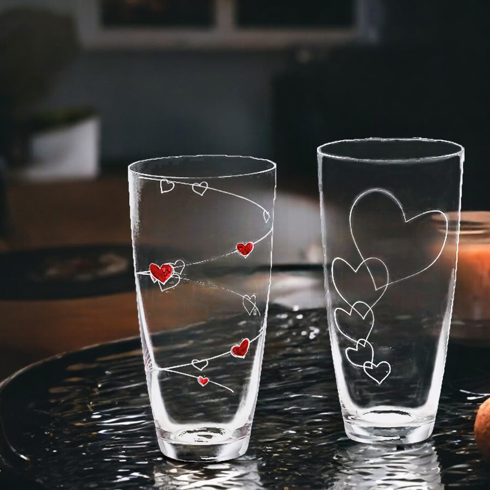 エルベクリスタル ラブポーション ペアタンブラー 25186/K0284/K0285/350/2P