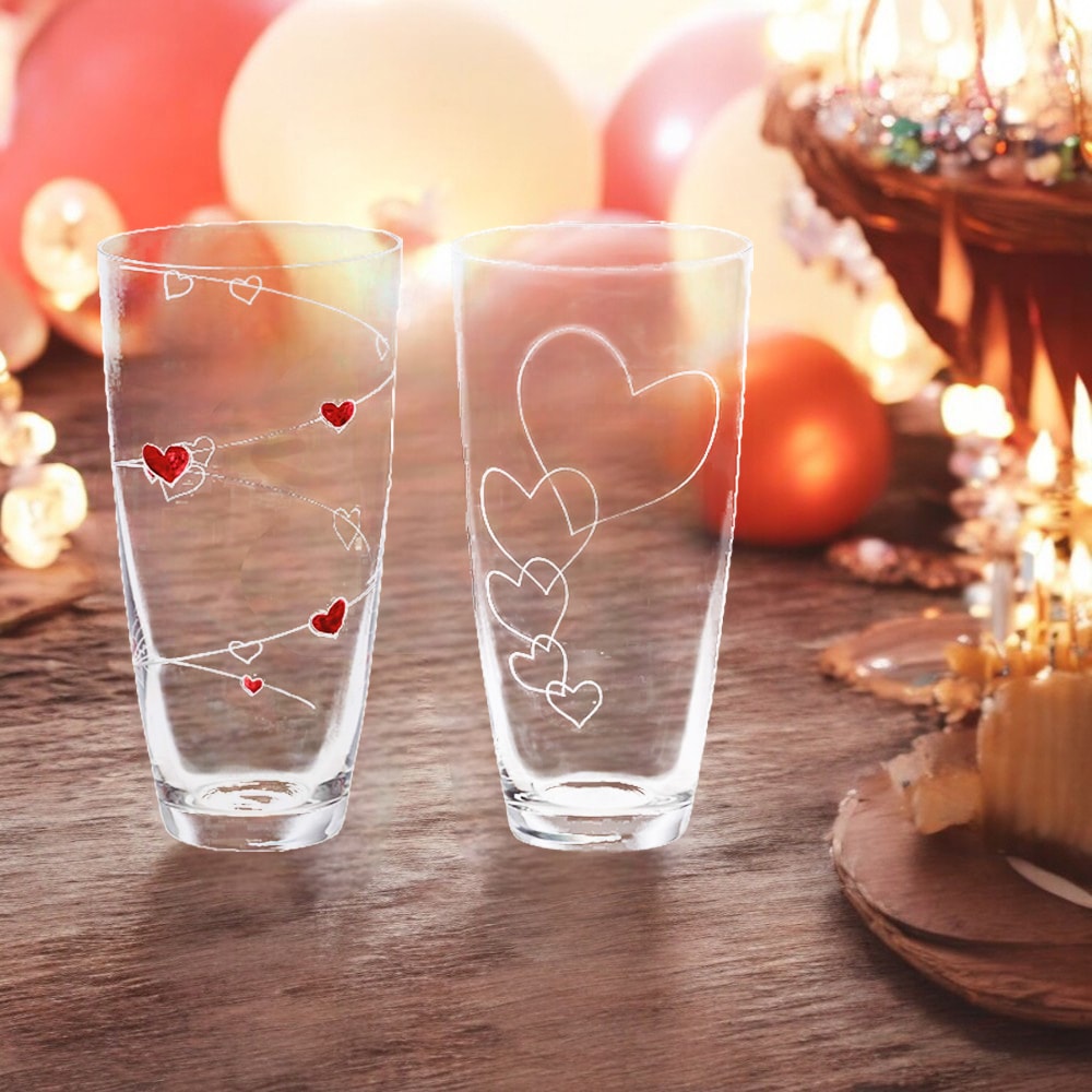 エルベクリスタル ラブポーション ペアタンブラー 25186/K0284/K0285/350/2P