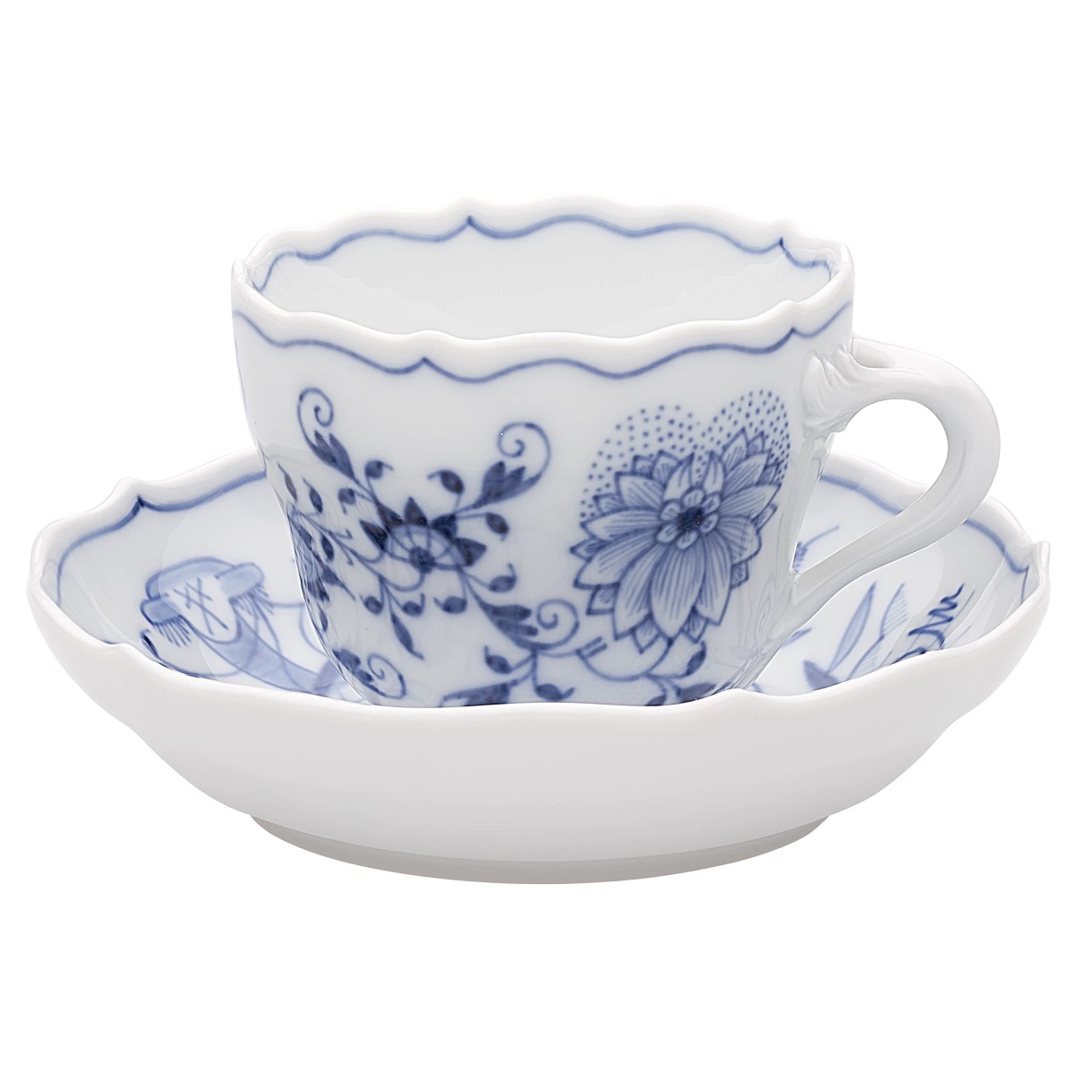 マイセン ブルーオニオン モカカップ＆ソーサー 800101/00580 | ブルー