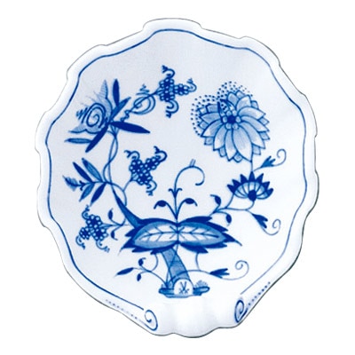 新品未使用　MEISSEN マイセン ブルーオニオン 菱形ディッシュ マイセン（Meissen） ブルーオニオン 800101／54804 透かし飾り
