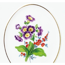Amazon.co.jp: ノーブランド品 Meissenマイセンプラーク陶板画花