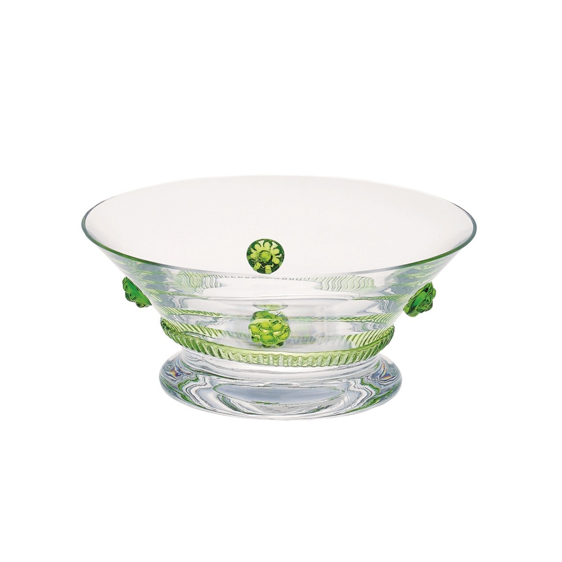 マイセングラス バッカス ロゼット（ライトグリーン） ボウル（大） マイセングラス バッカス ロゼット（ライトグリーン） ボウル（小