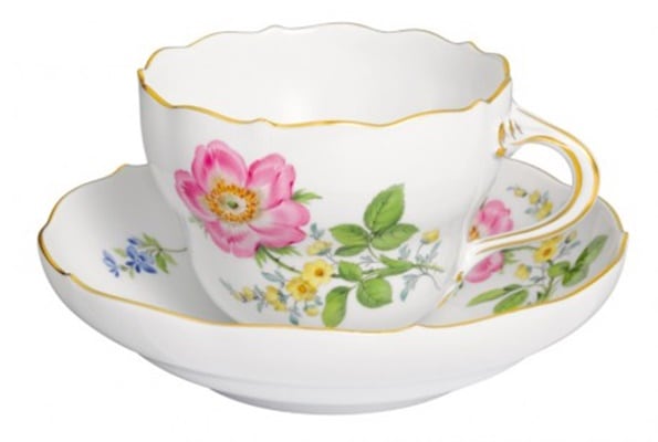 マイセン 野ばら ティー/コーヒー兼用カップ＆ソーサー 04C003/00582