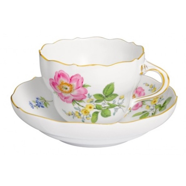 マイセン 野ばら ティー/コーヒー兼用カップ＆ソーサー 04C003/00582