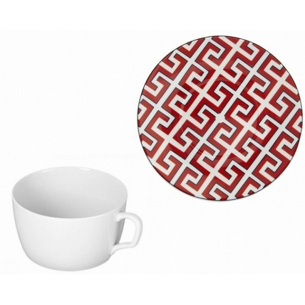 未使用 マイセン Meissen プレート 皿『コスモポリタン』25×25cm 未