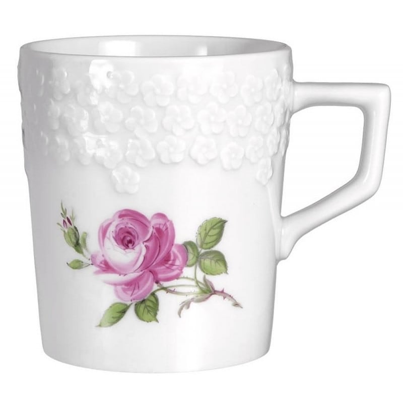 MEISSEN バラの花柄 磁器皿 18㎝二枚組 MEISSEN バラの花柄 磁器皿 18㎝二枚組 MEISSEN バラの花