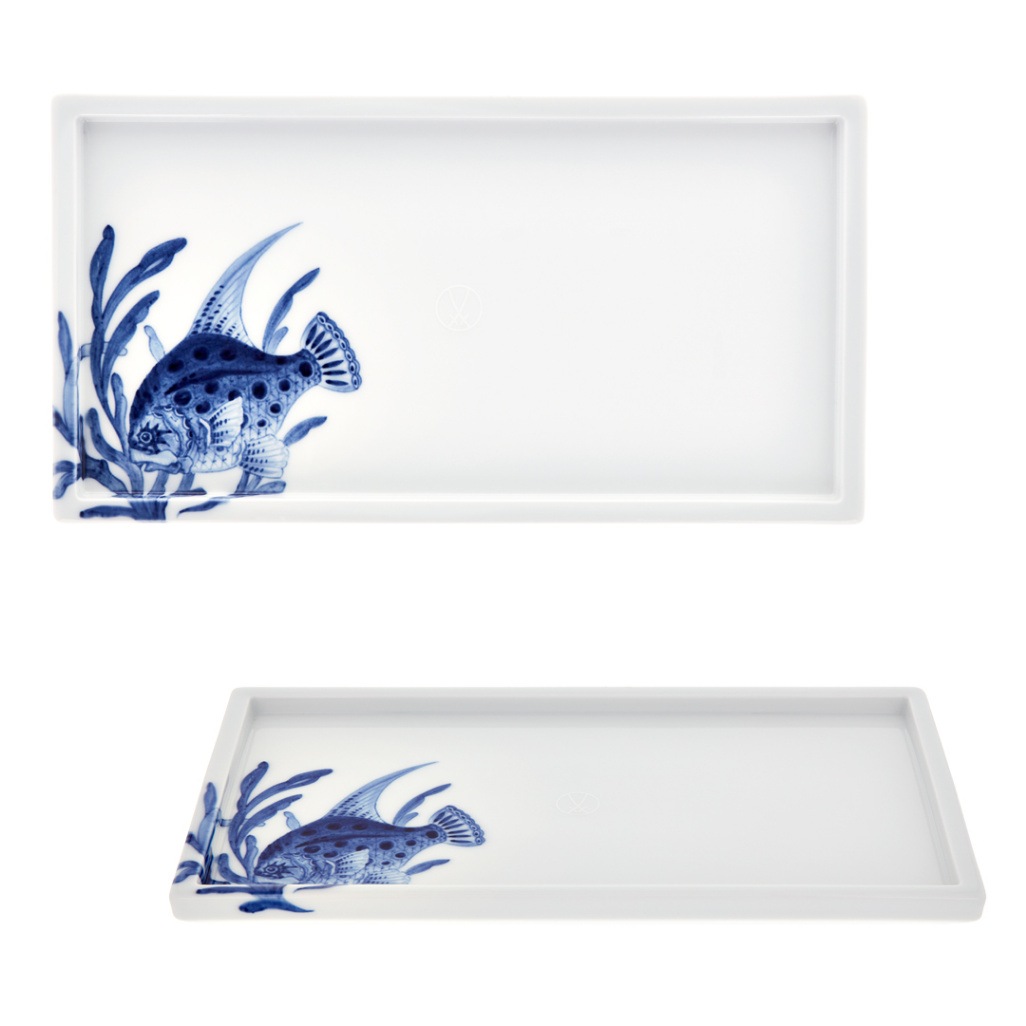 マイセン マリティム 長角皿 27cm (魚) 82A277/37510 | マリティム