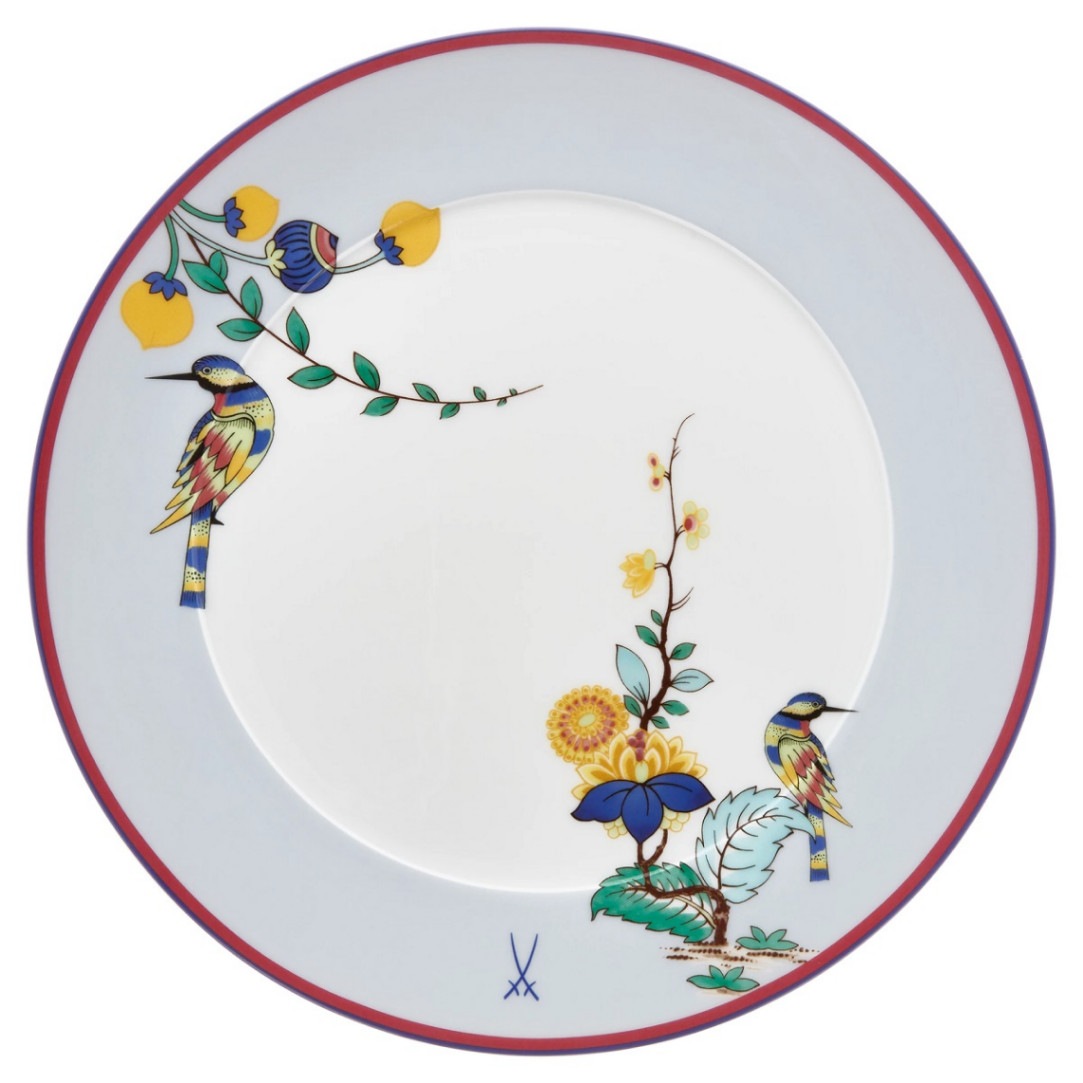 マイセン ディナープレート29cm コラージュ ミスティック・ガーデン