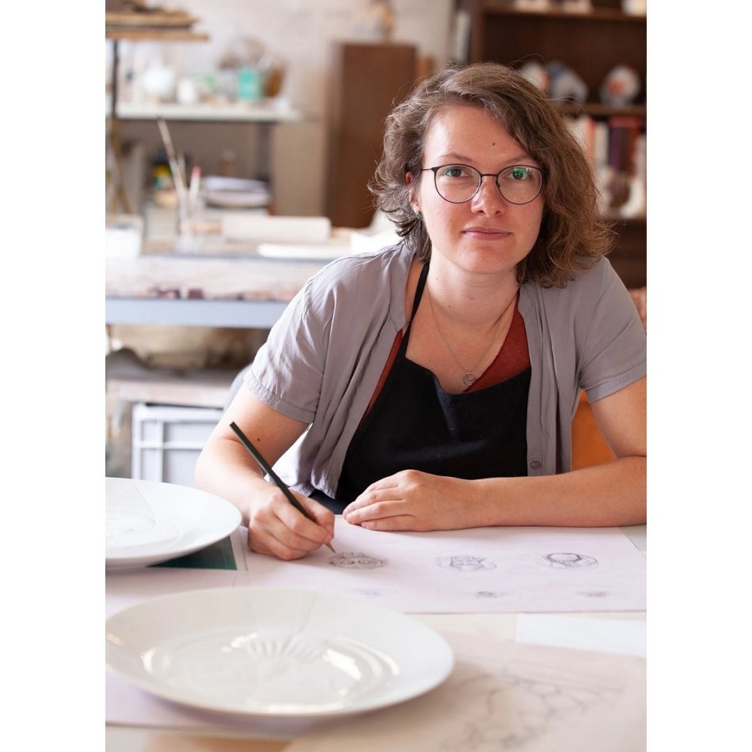 マイセン ミニ干支人形 午 (ウマ) 2体セット 83649/83650/900300