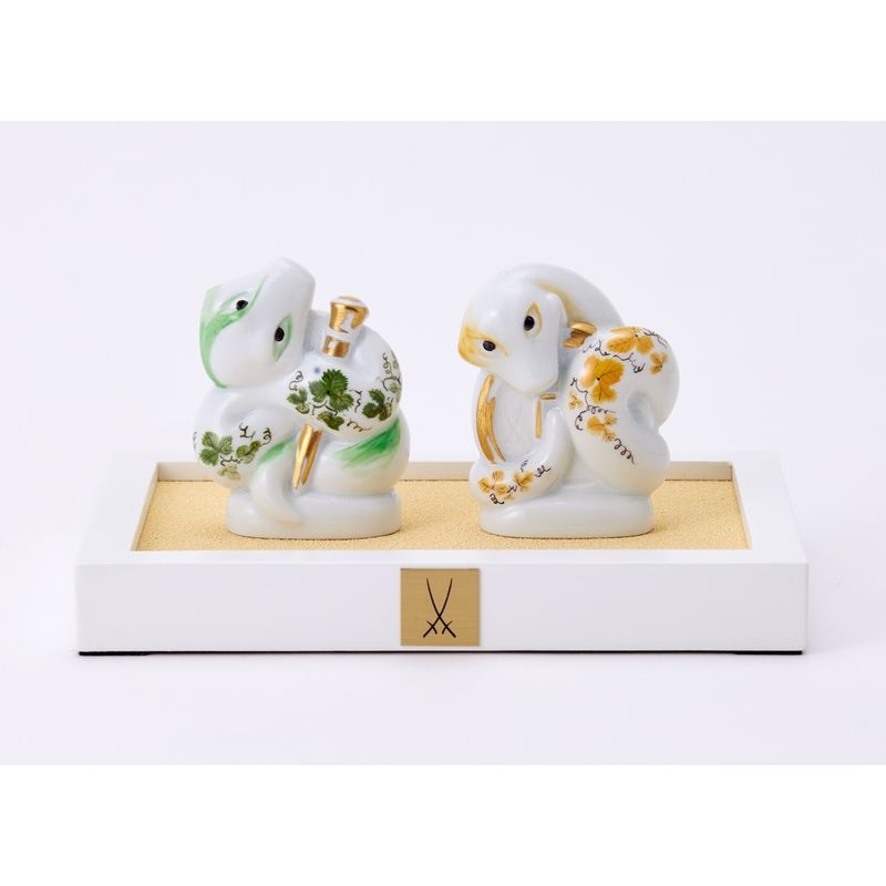 ★マイセン★アトリエ作品★手びねり人形★干支【巳年】★一級品★ ☆マイセン☆アトリエ作品☆手びねり人形☆干支【巳年】☆一級品