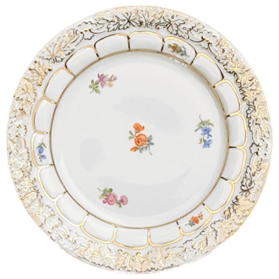 【希少】マイセンの花柄プレート（28cm）★送料込み マイセン 宮廷の小花 プレート 14cm 010198/17500 | 宮廷の小花