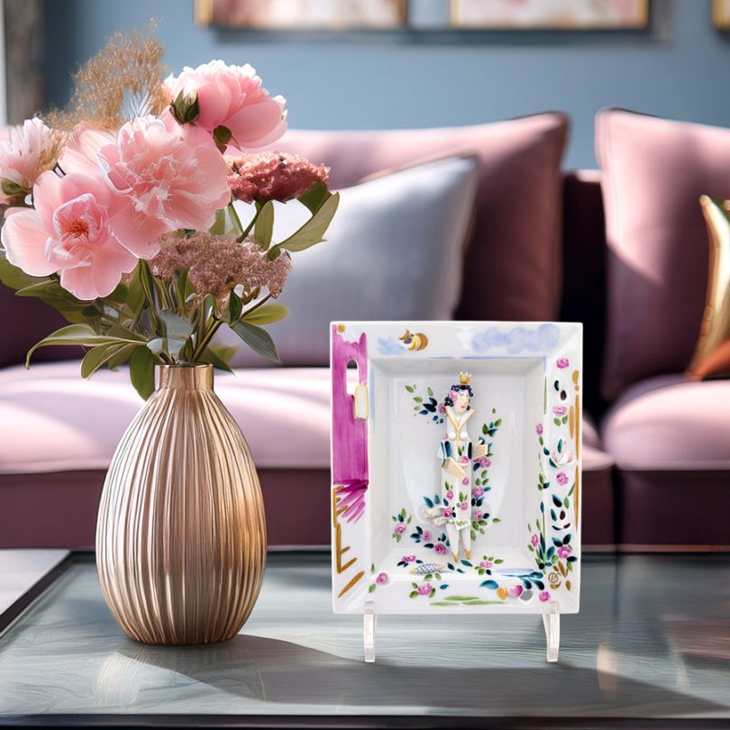 マイセン メルヘンプラーク(壁掛け) 「イバラ姫」 83M10/900395