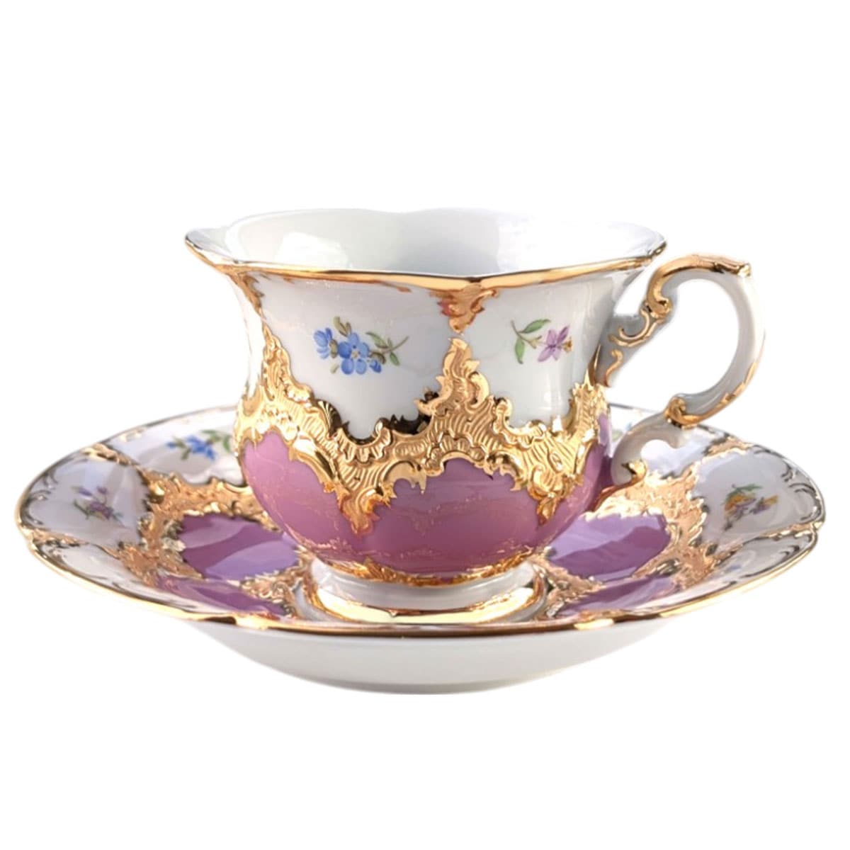 マイセン 宮廷の小花 リラ ティーカップ＆ソーサー 01D079/15582