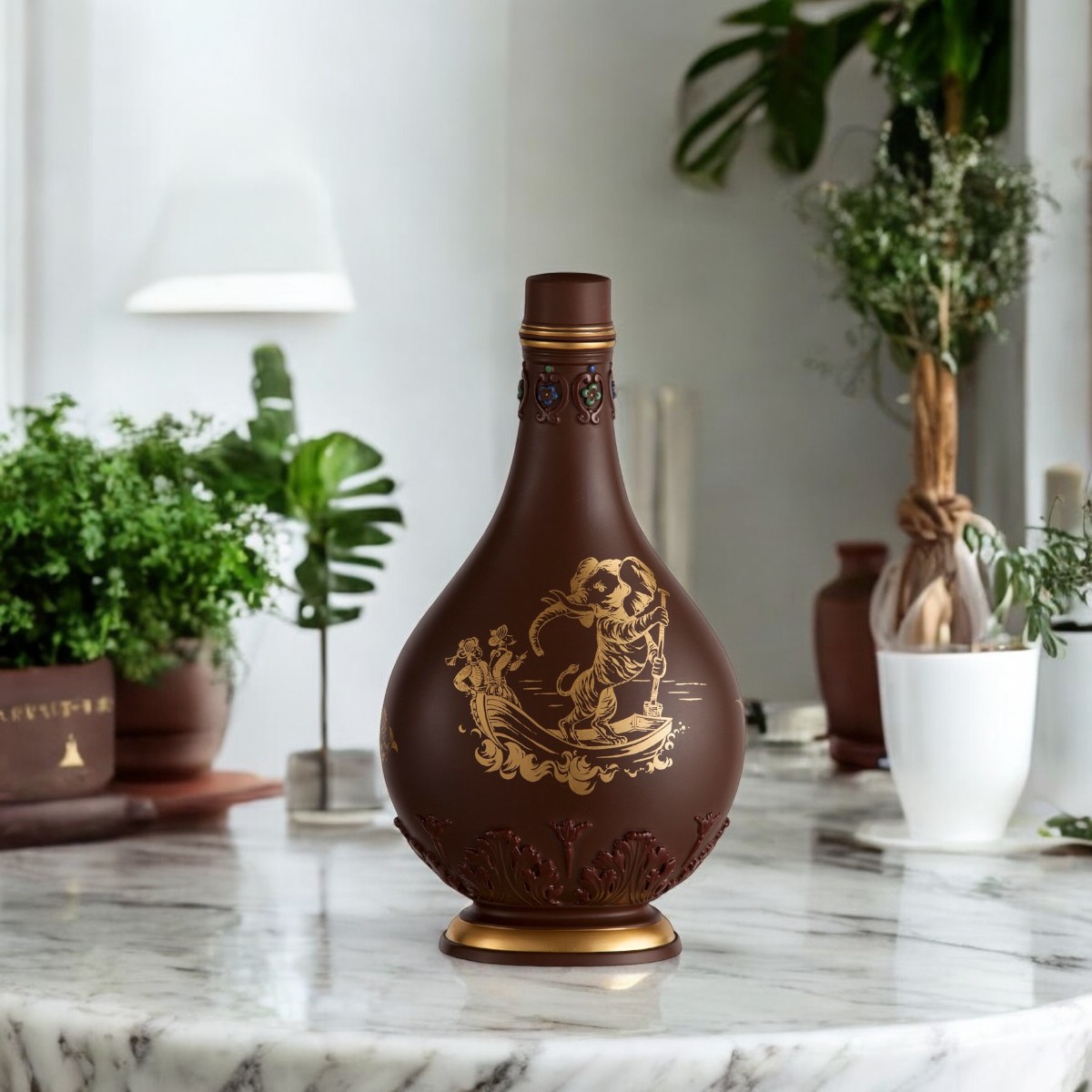 アラレ ⭐︎美品⭐︎マイセン アラビアンナイト　花瓶 フラワーベース アラレ 様専用⭐︎美品⭐︎マイセン アラビアンナイト 花瓶 フラワー