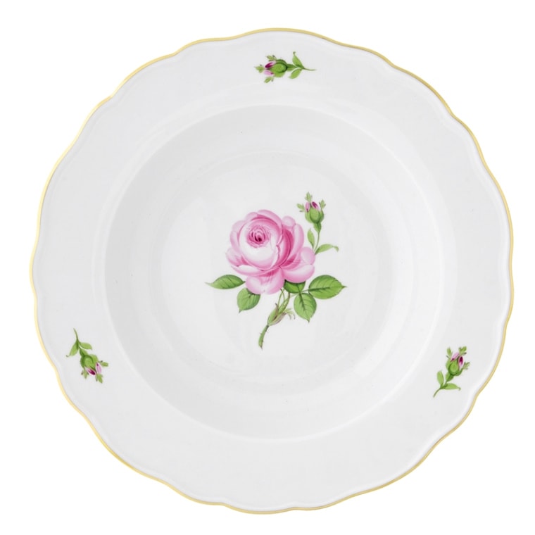 マイセン マイセンのバラ（ピンク） スープ皿 020110/00488 | マイセン