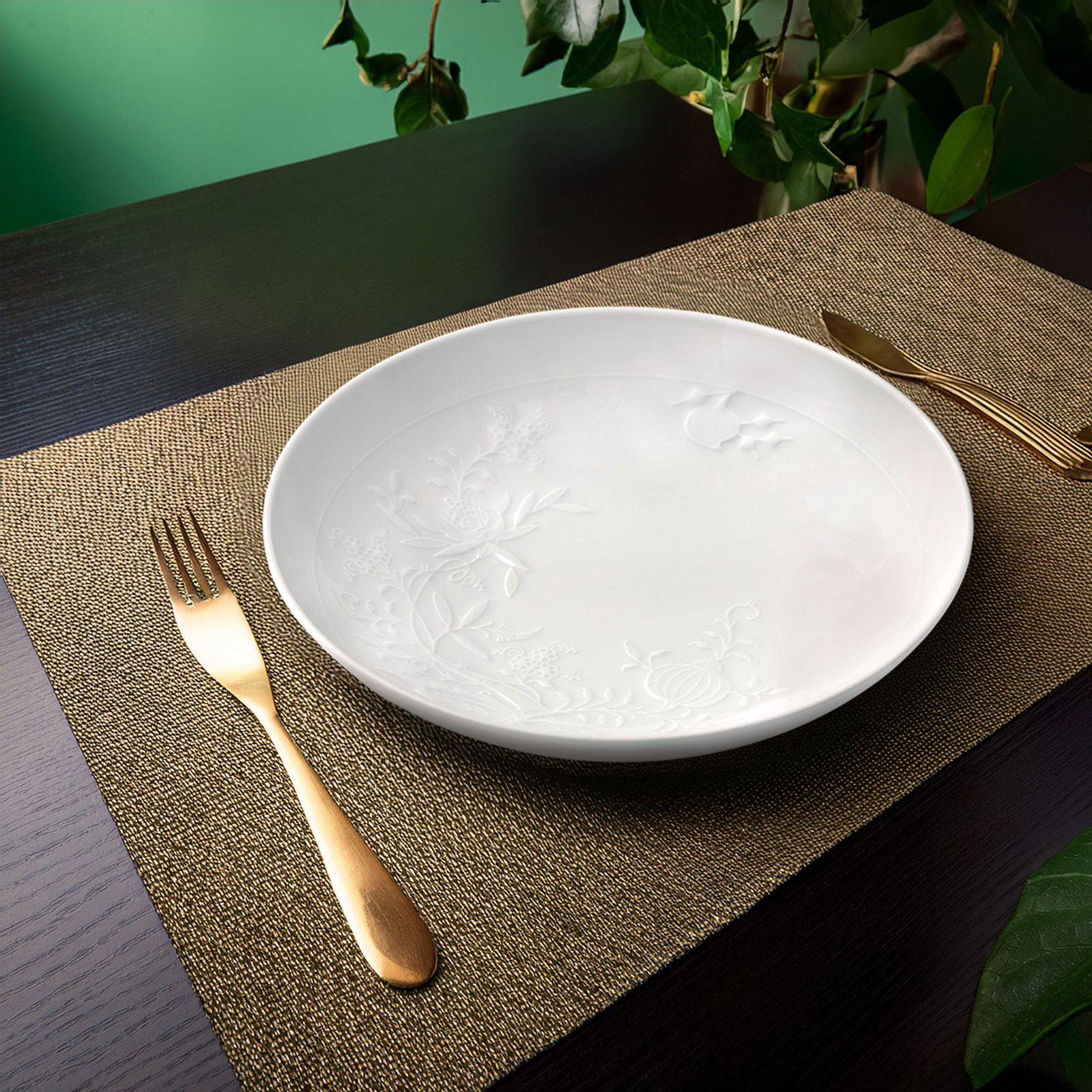 マイセン ブルーオニオン スタイル レリーフボウル ペアセット 000000