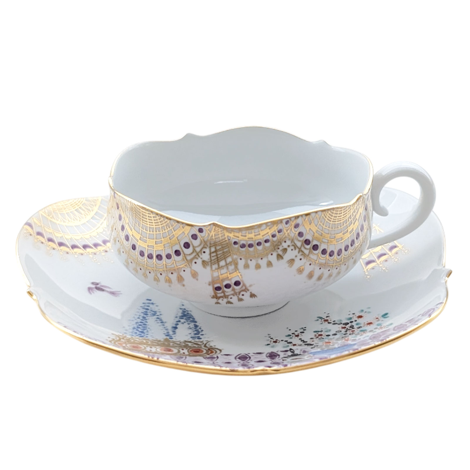 マイセン 「アラビアンナイト」 ティーカップ＆ソーサー (柄No.1～6