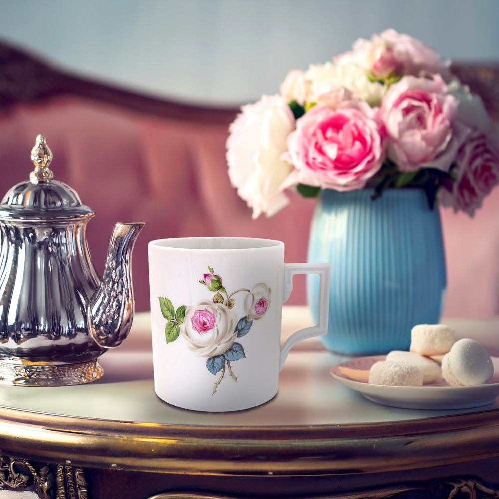 マイセン ホワイトローズ マグ 55810/029501 | マグ・タンブラー