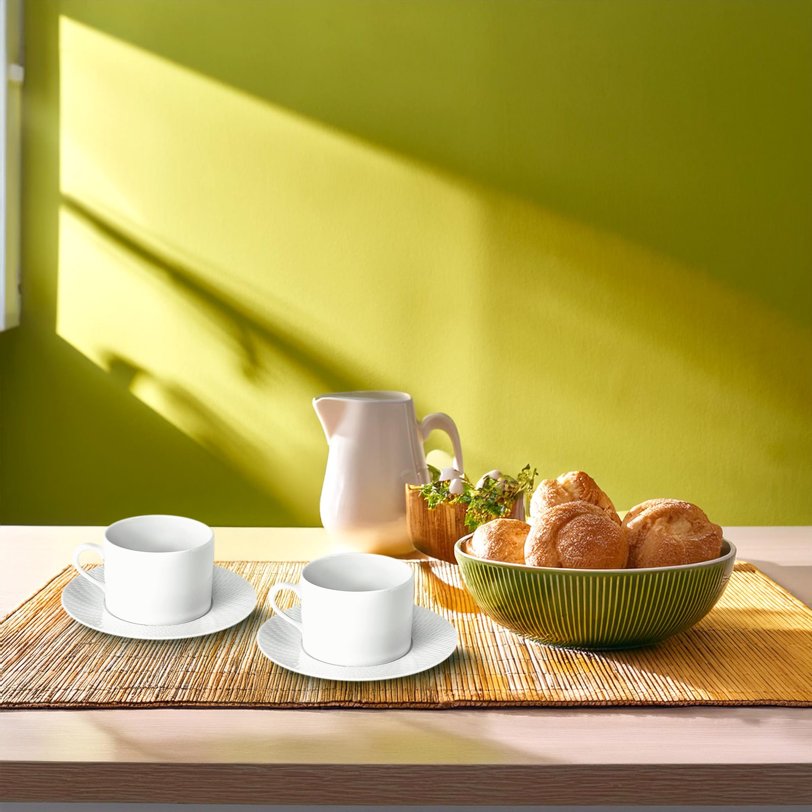 マイセン 波の戯れ ホワイト NO.41 カプチーノ カップ＆ソーサー