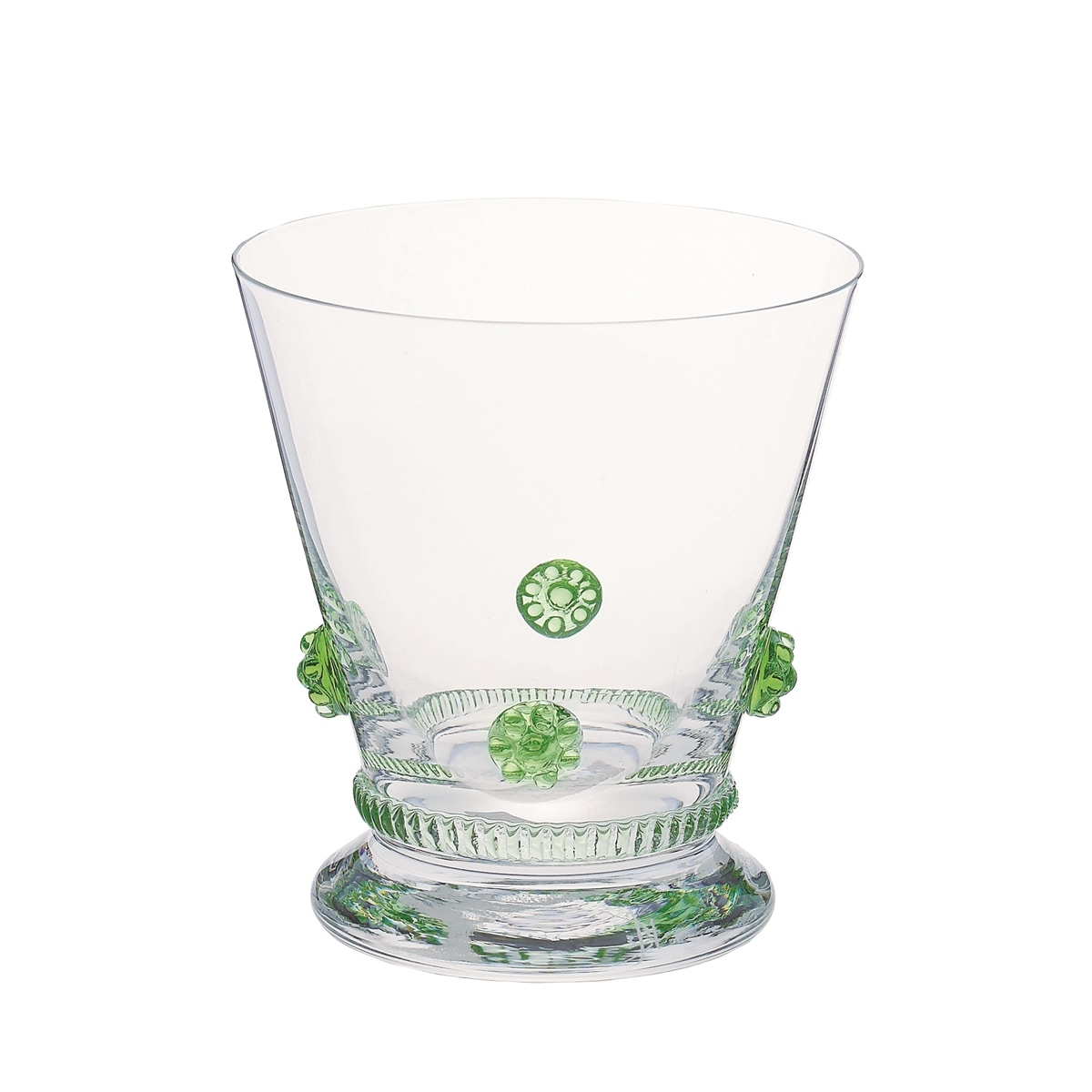 テレジアンタール　バッカス ロゼット ボウル　大　ライトグリーン マイセングラス バッカス ロゼット（ライトグリーン） ワイン