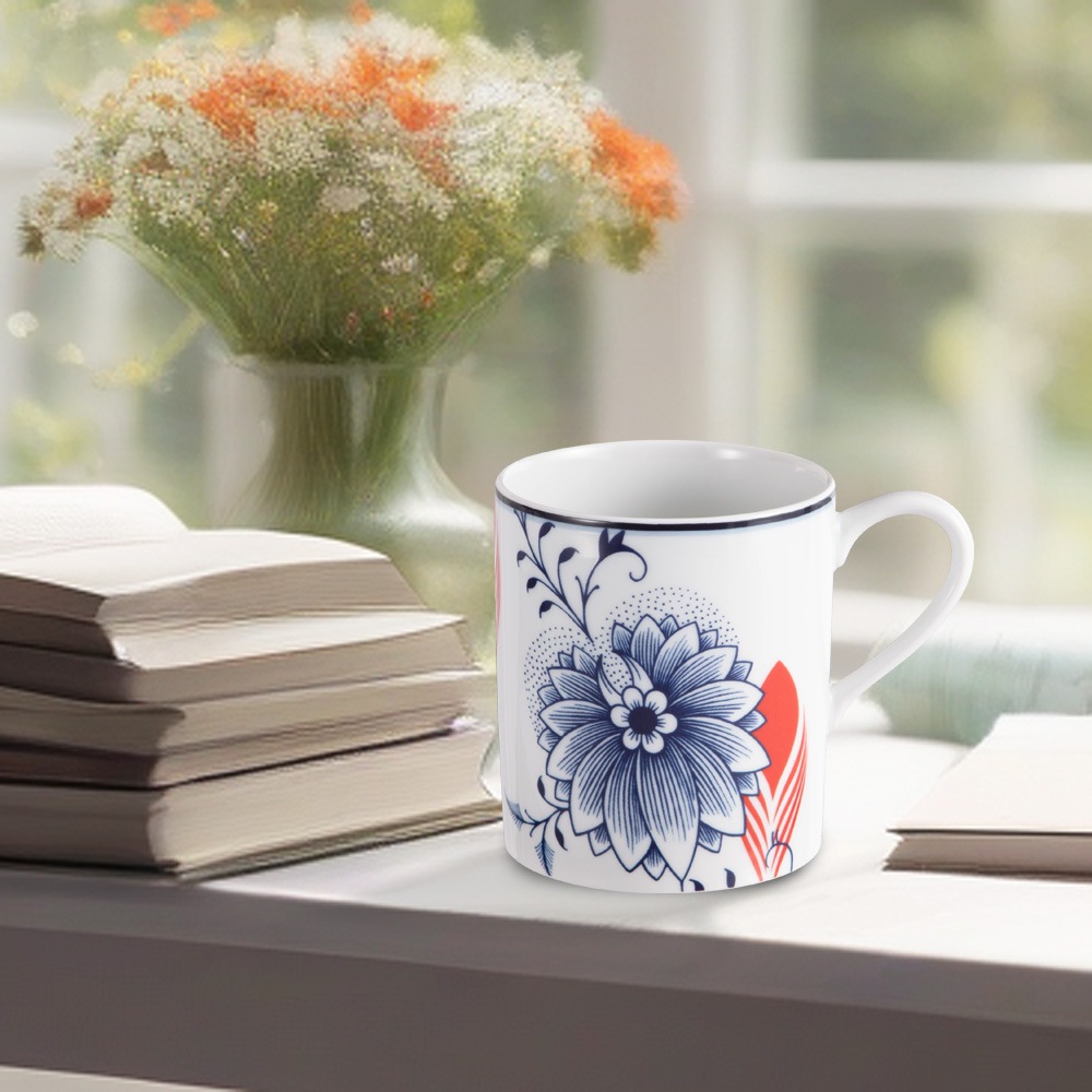 マイセン マグ コラージュ ブルーミー・フェザーズ 36575/79A544