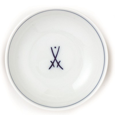 オールドマイセン希少1880年代ボタン双剣陶印皿1枚小皿4枚レア製造番号有り