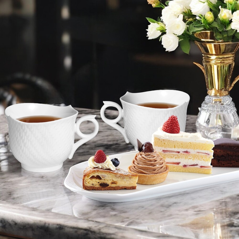 マイセン 波の戯れ ホワイト マグ 000000/29576 | 波の戯れ ホワイト