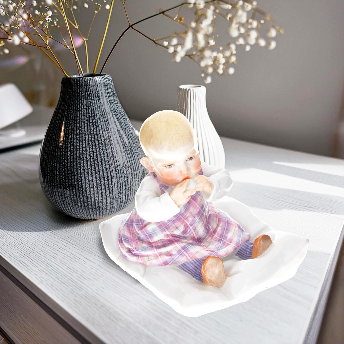 マイセン 手捻り人形ヘンゼルとグレーテル マイセン 手捻り人形ヘンゼルとグレーテル MEISSEN（陶芸）のフリマ