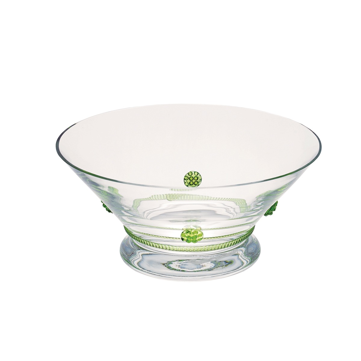 マイセングラス バッカス ロゼット（ライトグリーン） ボウル（大） マイセングラス バッカス ロゼット（ライトグリーン） ボウル