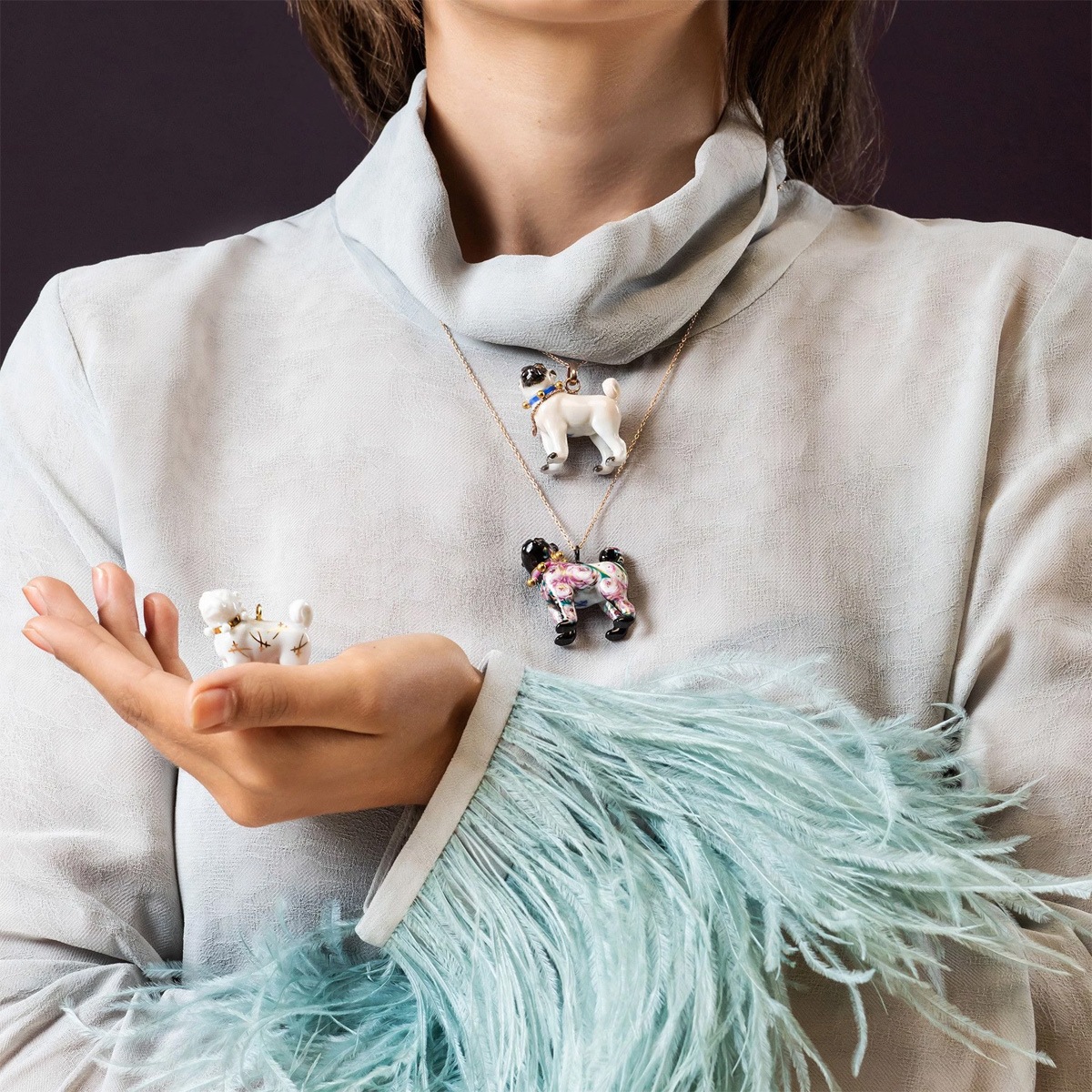 マイセン ペンダント パグ（バラ） 78M23/90A277 | ペンダント