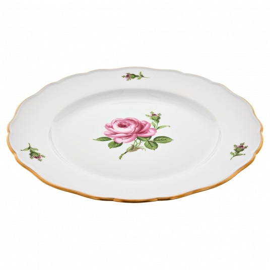 マイセン ピンクローズ 金彩プレート ペア スクラッチ マイセン ピンクローズ 金彩プレート ペア スクラッチ 食器