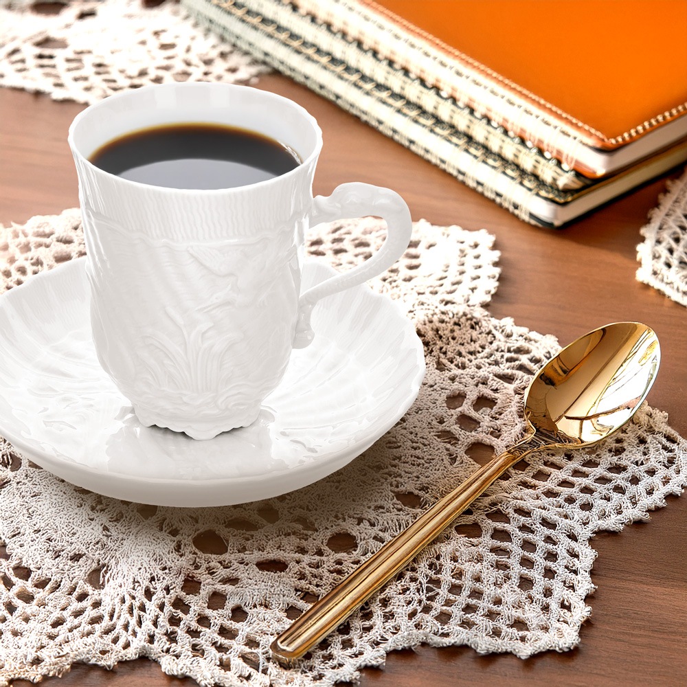 マイセン スワンホワイト コーヒーカップ＆ソーサー 000000/05585