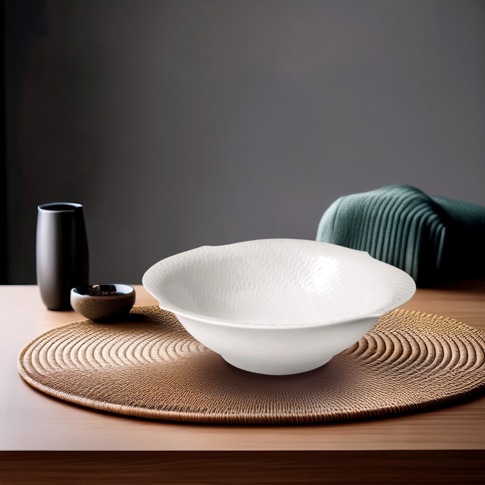 マイセン 波の戯れ ホワイト ボウル 27cm 000000/29441 | 波の戯れ