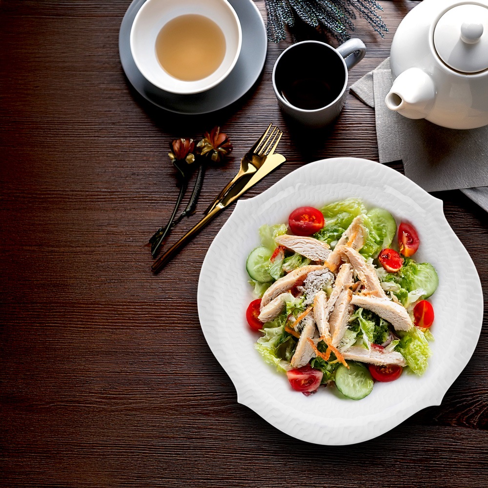 マイセン 波の戯れ ホワイト ボウル 27cm 000000/29441 | 波の戯れ