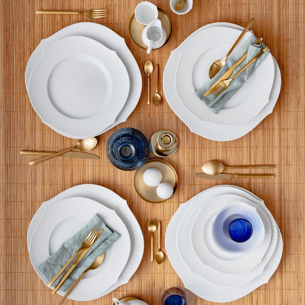 マイセン 波の戯れ ホワイト サービスプレート 32.5cm 000000/29478