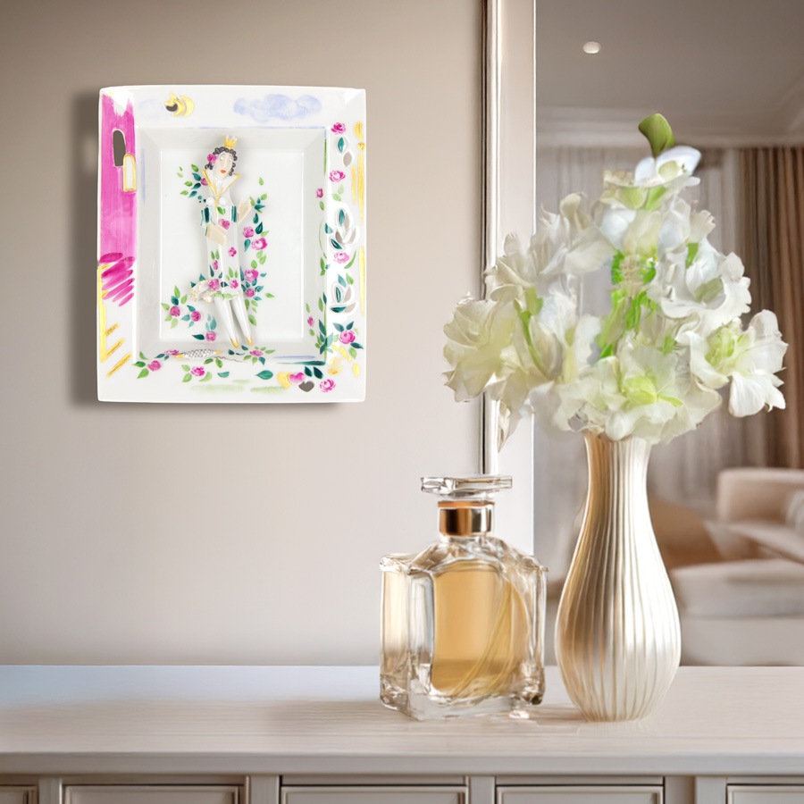 マイセン メルヘンプラーク(壁掛け) 「イバラ姫」 83M10/900395