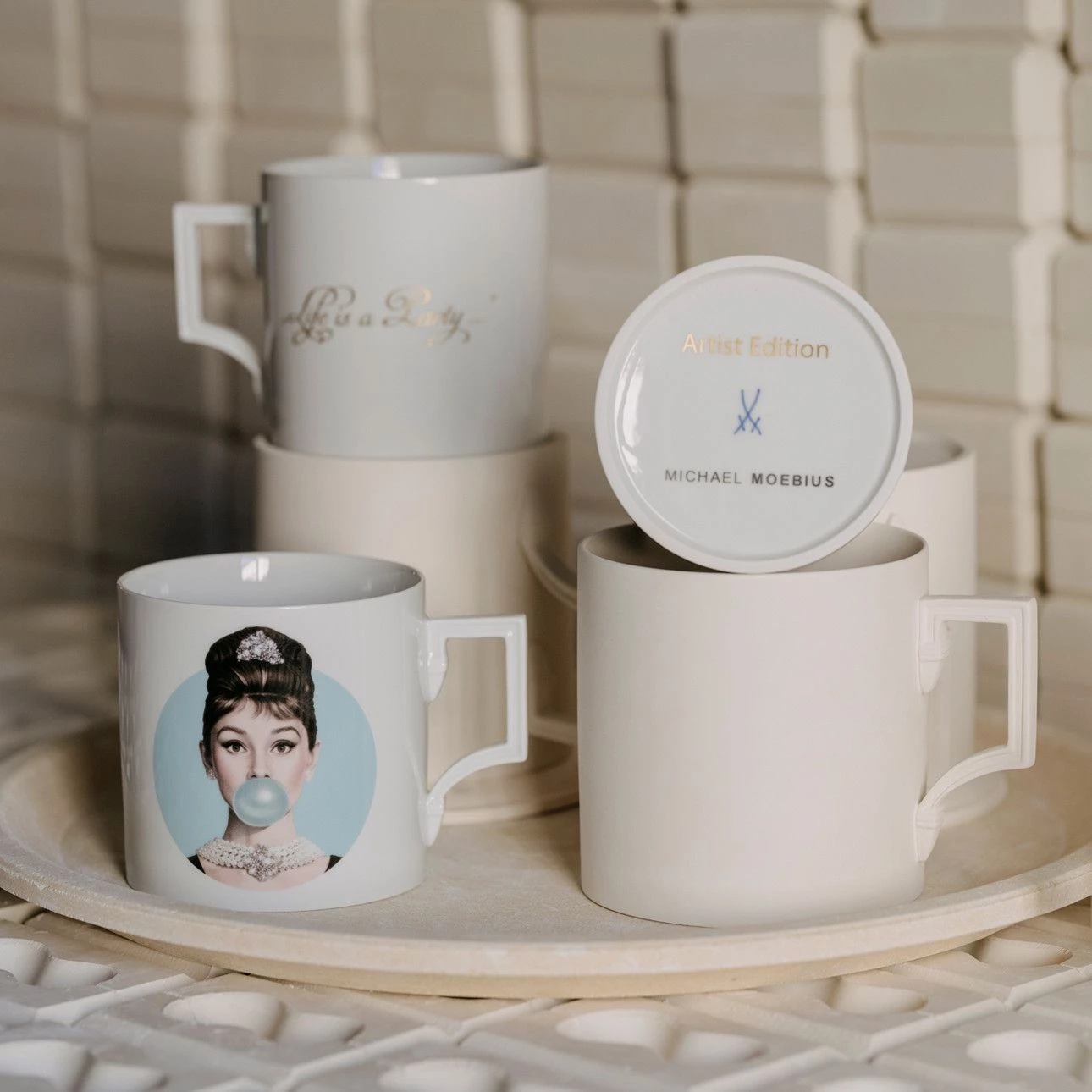 マイセン マグ「オードリー」 ブルー 55810/79A992 ＊クーポン除外品