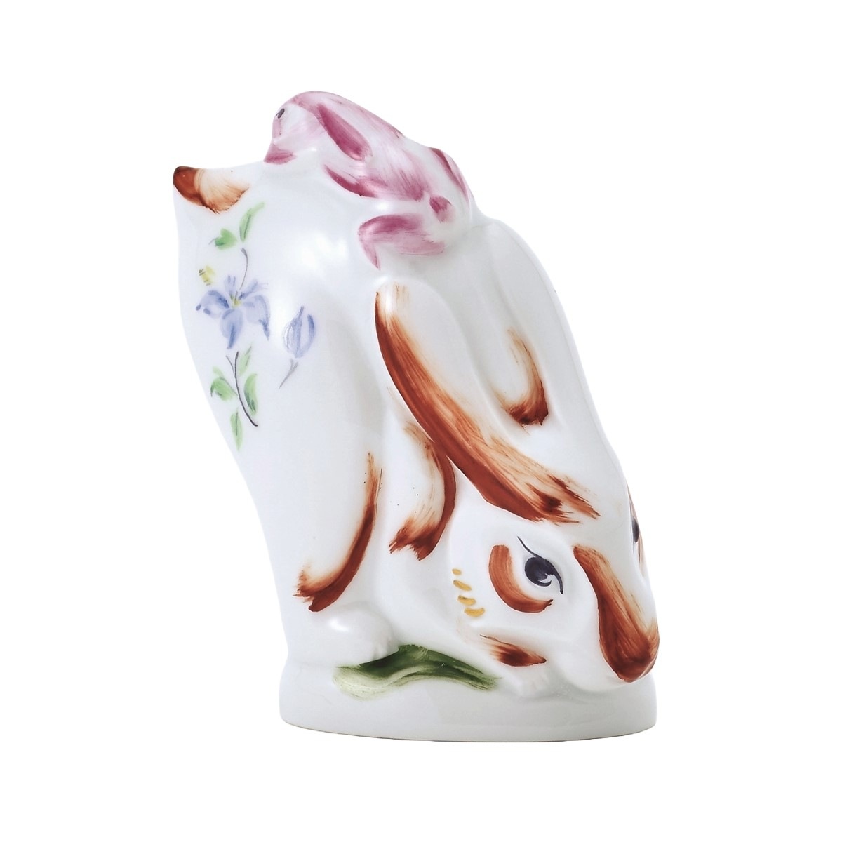 マイセン ミニ干支人形 卯(ウサギ)2体セット(台座付） 83643