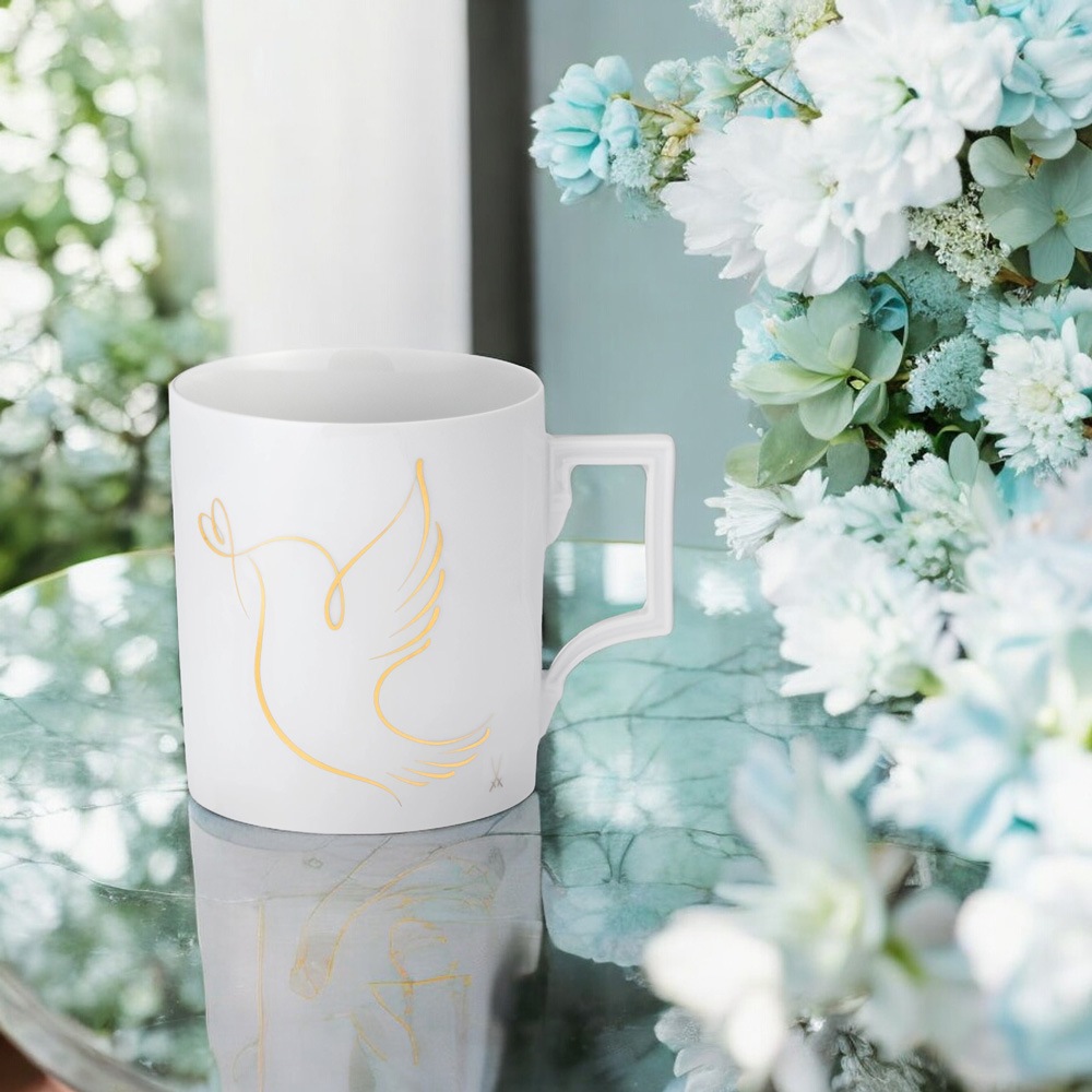 マイセン ピース（鳩）ゴールド マグ 55810/79A877 | マグ・タンブラー