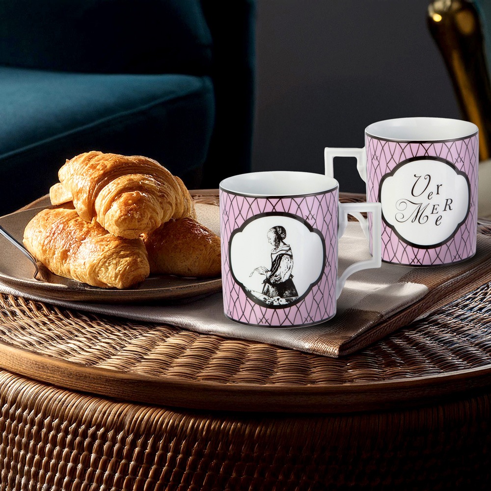 マイセン 窓辺で手紙を読む少女（フェルメール） マグ 55810/79A455