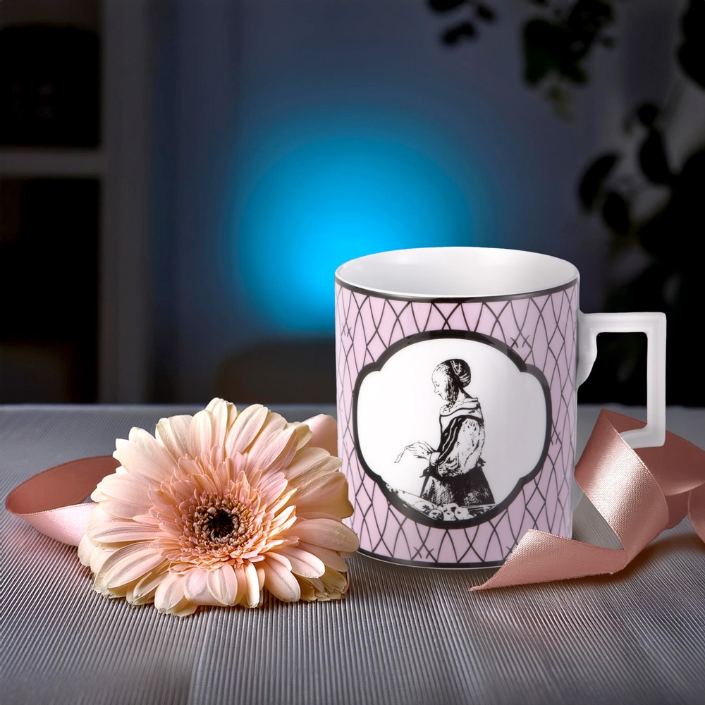 マイセン 窓辺で手紙を読む少女（フェルメール） マグ 55810/79A455