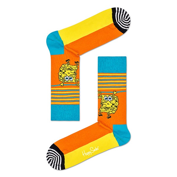 Limited Happy Socks ハッピーソックス Sponge Bob スポンジ ボブ Let S Work It Out レッツ ワークイットアウト クルー丈 ソックス 靴下 ユニセックス レディース ゆうパケット 4点まで Happy Socks Naigai オンラインショップ Glanage