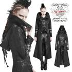 glareshop 쥢åסS-4XLJX099-Bѥ 㥱å  󥰾 3Way ѥ ʥݥ쥪 ադ   ֥å ǥ | 奢 V ץ ơ   [PUNK RAVE] Long to Short Gothic Military Trench Coat