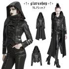 glareshop ���쥢����åס�XS-4XL��JX099-B���ѥ󥯥ʥݥ쥪��¿Way�ա����դ��������󥰥�����or���㥱�å� �� ��ǥ����� | �������奢��� V�� �����ץ� ���ơ��� ���� [PUNK RAVE] Long to Short Gothic Military Trench Coat